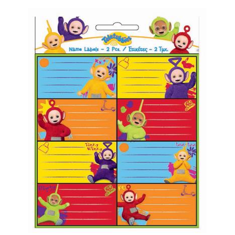 Teletubbies Name Labels Sheets £0.49